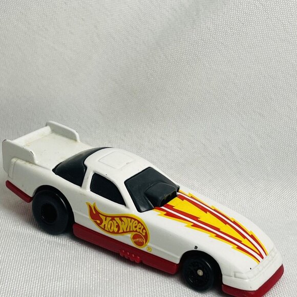 Hot Wheels Funny Car White and Red Dragster Diecast Vintage Toy Car - Picture 1 of 9